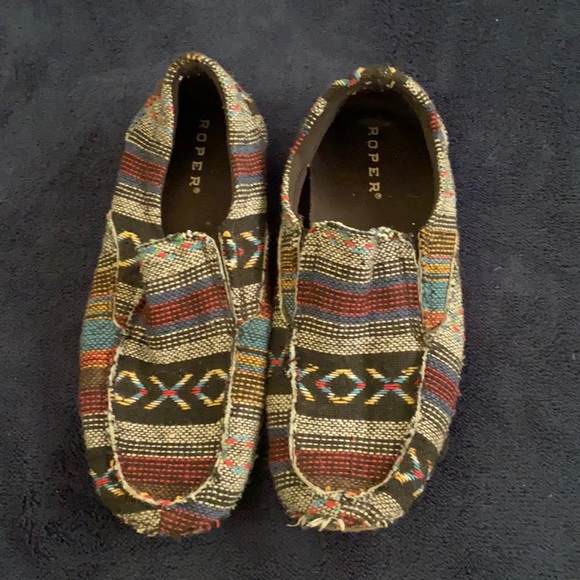 Roper Shoes - multicolored roper slip on shoes